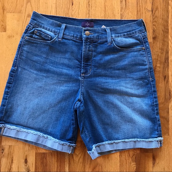 NYDJ Pants - NYDJ flattering denim jean shorts size 10